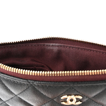Chanel Caviar Quilted Cosmetic Case Black 7 of 9