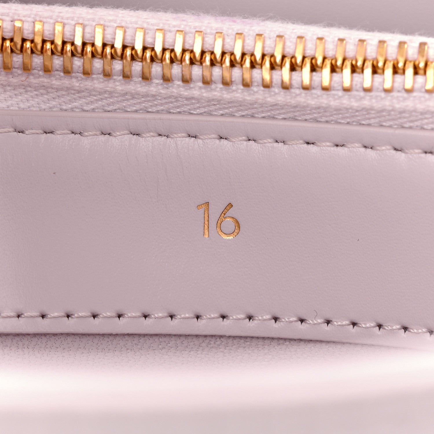 Celine Satinated Calfskin Small 16 Top Handle Bag Poudre 9 of 12