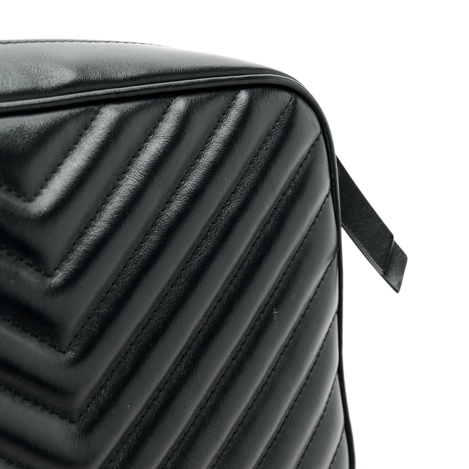 Saint Laurent Calfskin Matelasse Monogram Lou Camera Bag Black 15 of 15