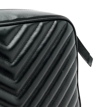 Saint Laurent Calfskin Matelasse Monogram Lou Camera Bag Black 15 of 15