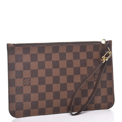 Louis Vuitton Damier Ebene Neverfull MM GM Pochette 3 of 8