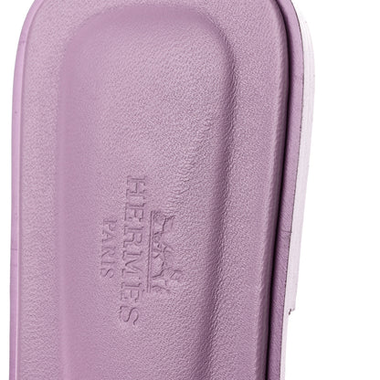 Hermes Epsom Oran Sandals 38 Violet Amethyste 9 of 10