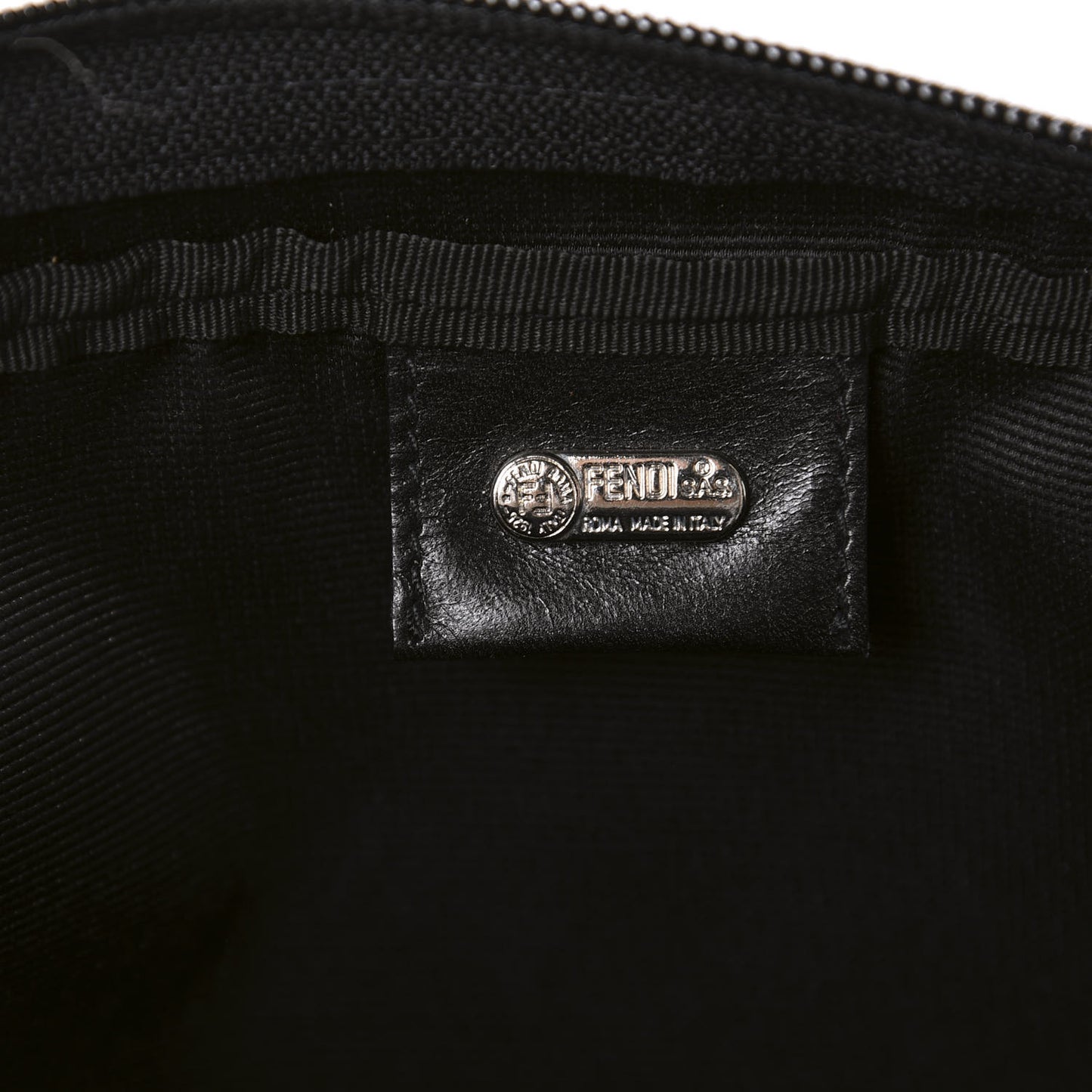 Nylon Vitello Messenger Bag Black