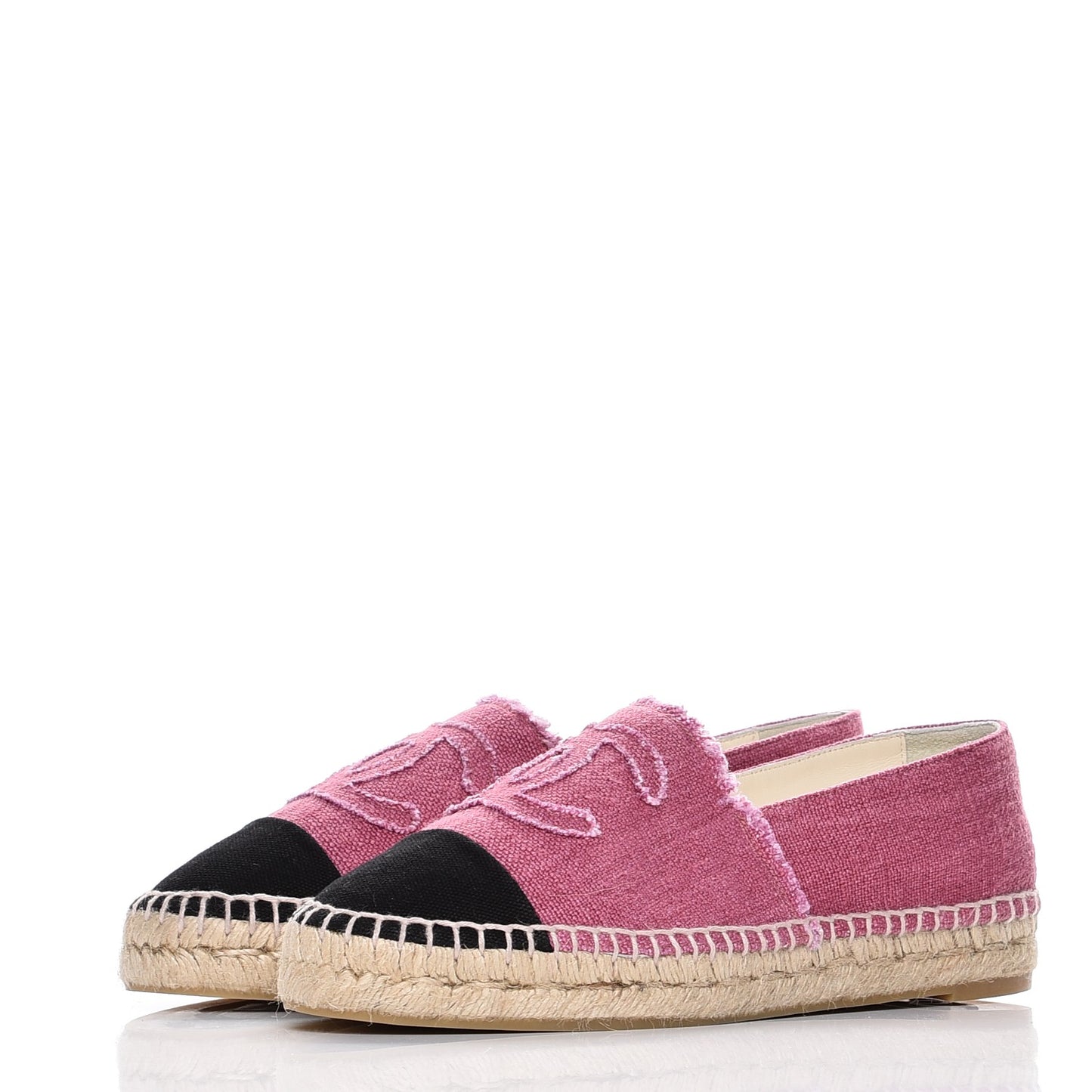 Linen CC Espadrilles 39 Pink