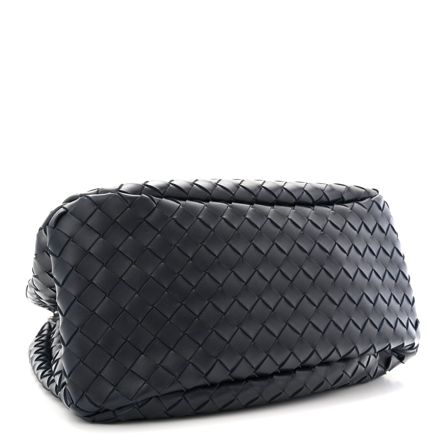 Nappa Intrecciato Medium Campana Shoulder Bag Midnight