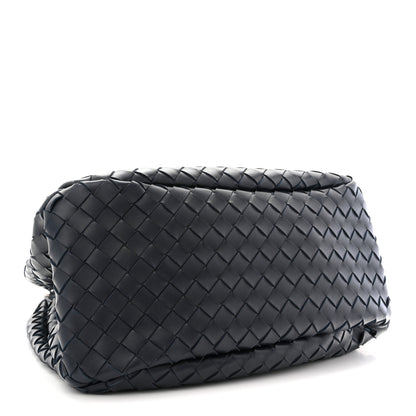 Bottega Veneta Nappa Intrecciato Medium Campana Shoulder Bag Midnight 4 of 11