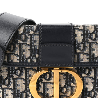 Christian Dior Oblique 30 Montaigne Box Bag Blue 14 of 18