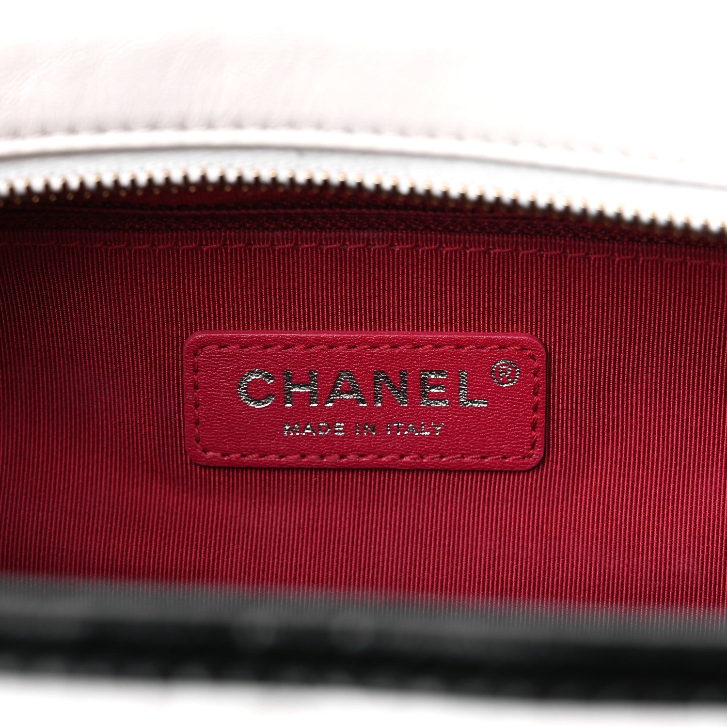 Chanel Aged Calfskin Quilted Medium Gabrielle Hobo Black White 6 of 10