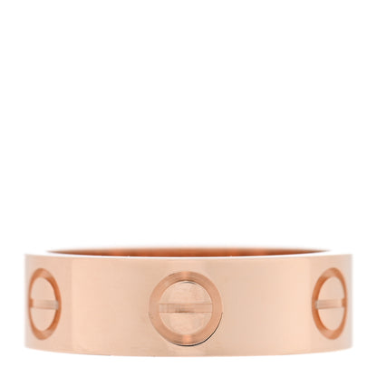 Cartier 18K Pink Gold 5.5mm LOVE Ring 50 5.5 3 of 5
