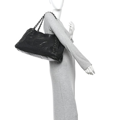Chanel Glazed Caviar East West Modern Chain Tote Black 2 of 14