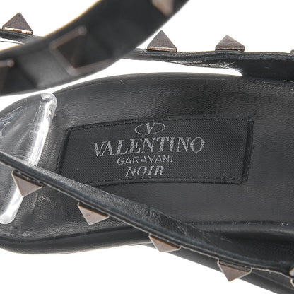 Valentino Garavani Nappa Rockstud Ankle Strap Pumps 39 Black 9 of 10