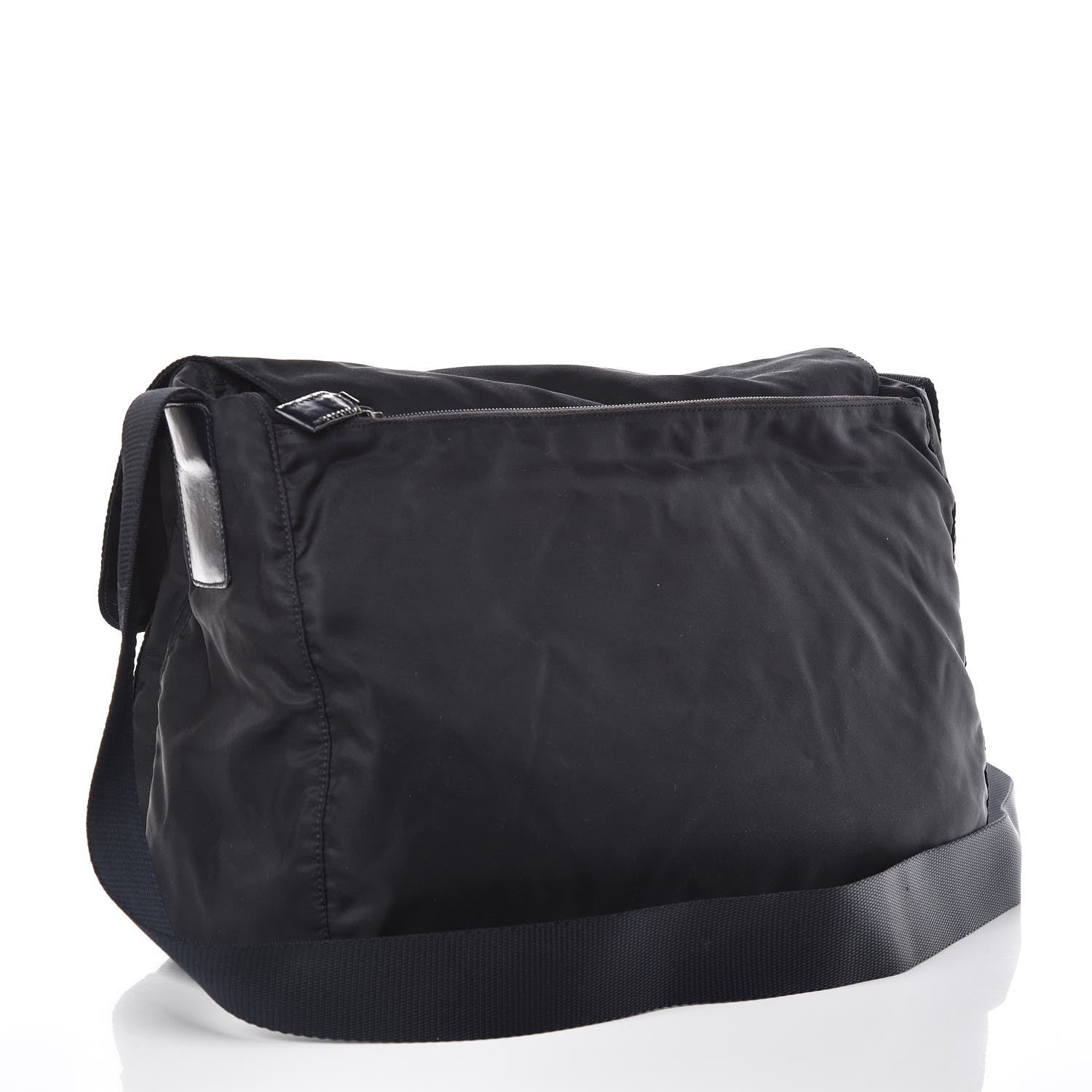 Prada Nylon Vela Messenger Bag Blue 3 of 8