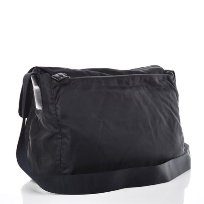 Prada Nylon Vela Messenger Bag Blue 3 of 8