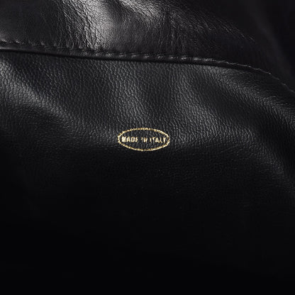 Chanel Lambskin Quilted Drawstring Backpack Black 6 of 7