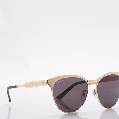 Gucci Metal Clubmaster GG0074/S Sunglasses Gold 7 of 8