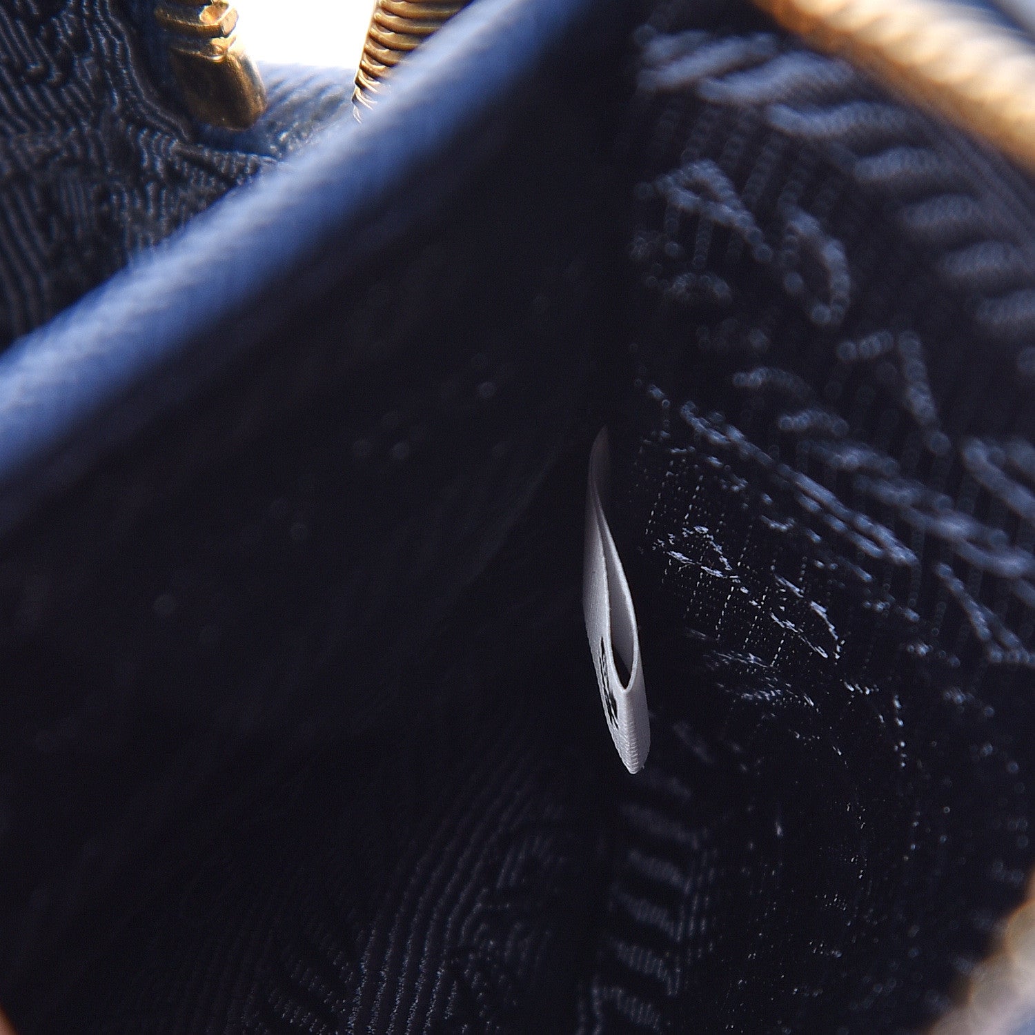 Prada Saffiano Mini Camera Crossbody Bag Bleuette 7 of 11