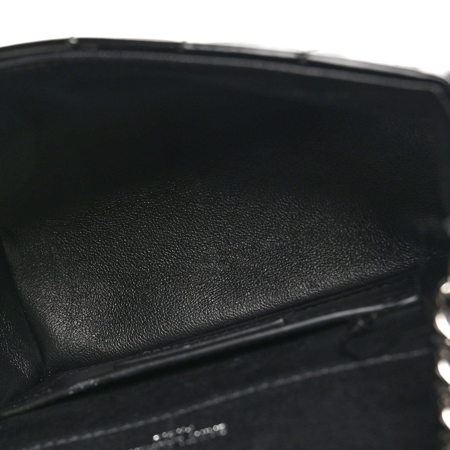 Saint Laurent Patent Calfskin Matelasse Monogram Small Vicky Chain Bag Black 5 of 10