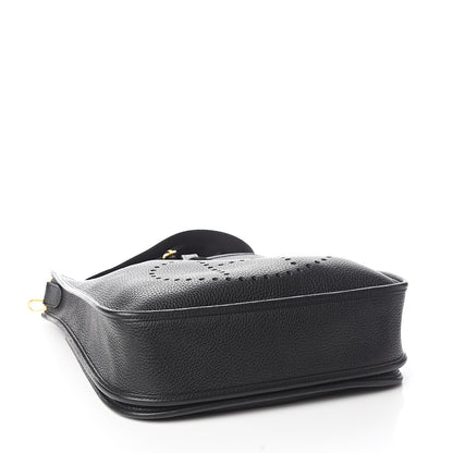 Hermes Taurillon Clemence Evelyne III PM Black 3 of 9