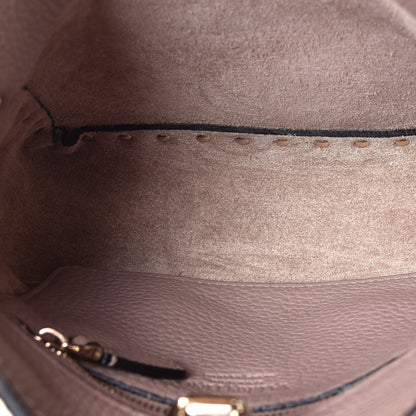 Valentino Garavani Pebbled Calfskin Mini Rockstud Flip-Lock Messenger Bag Poudre 4 of 5