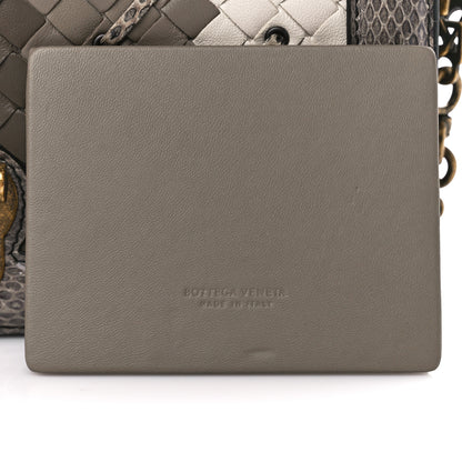 Bottega Veneta Nappa Ayers Intrecciato Club Stitch Knot Clutch Mist 10 of 13