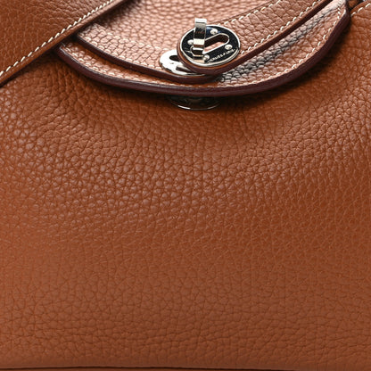 Hermes Taurillon Clemence Mini Lindy 20 Gold 8 of 13