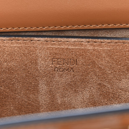 Fendi Vitello King Luxor Fendi Touch Shoulder Bag Caramello 6 of 10