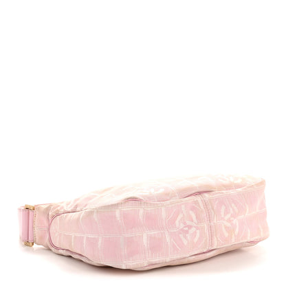 Chanel Nylon Travel Ligne Hobo Pink 4 of 14