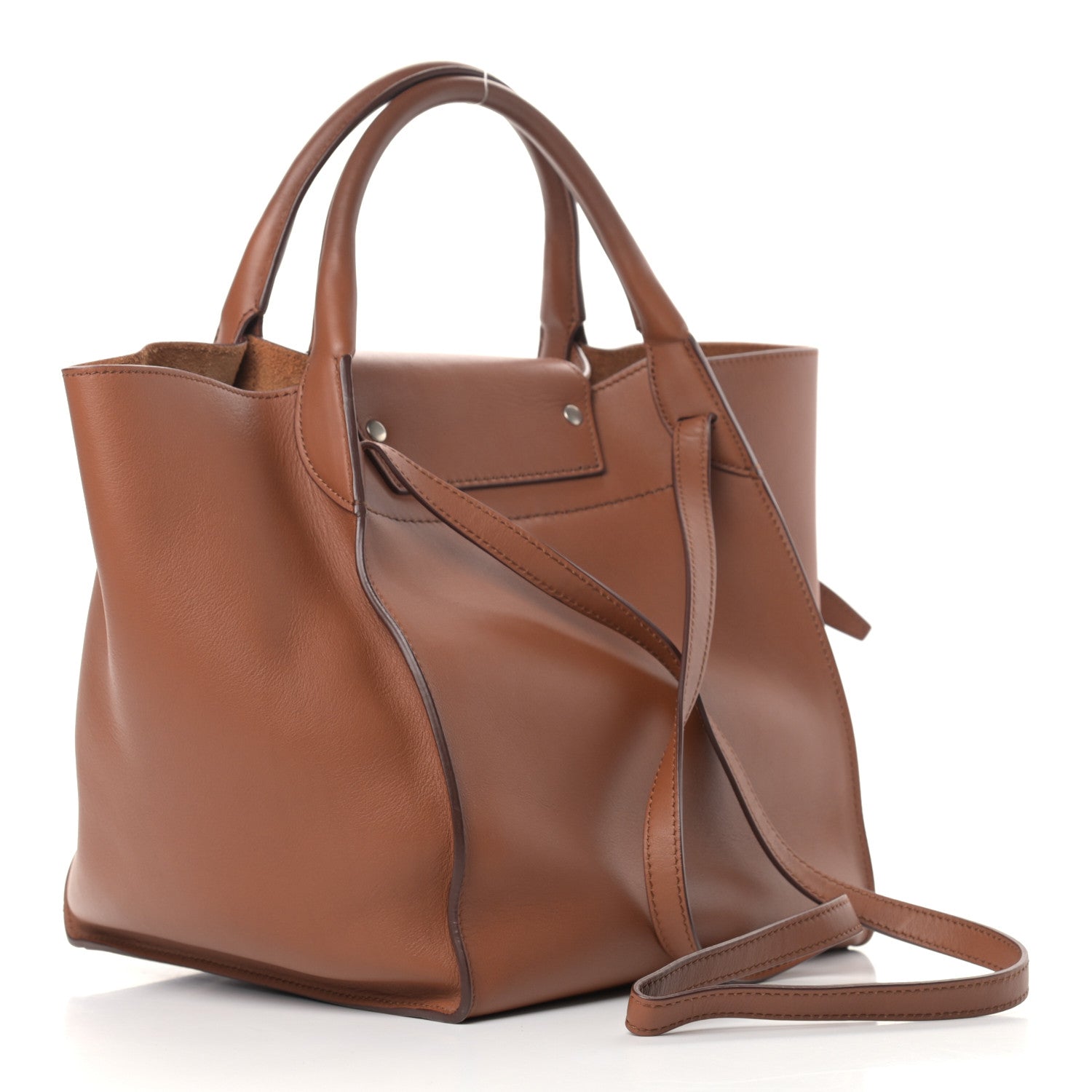 Celine Smooth Calfskin Small Long Strap Big Bag Tan 3 of 11