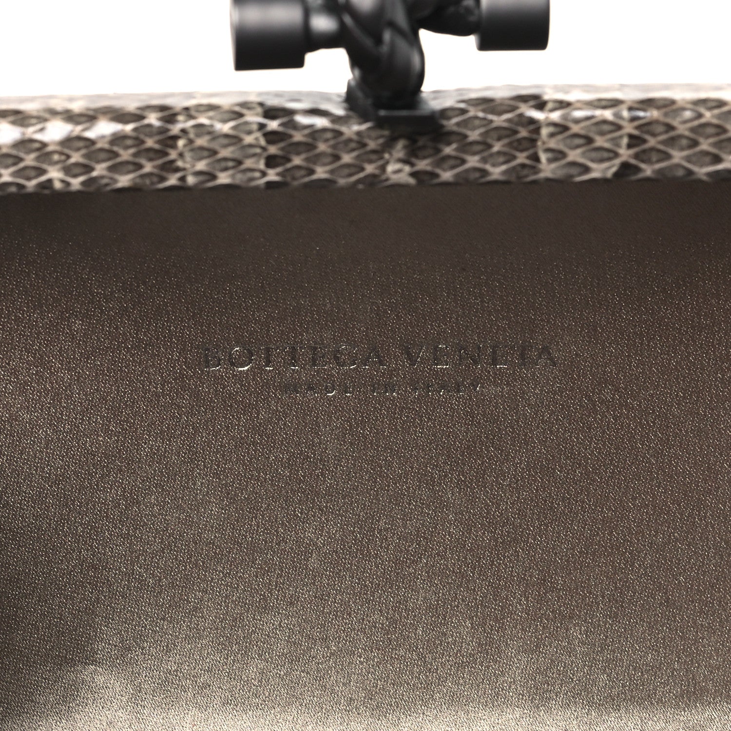 Bottega Veneta Satin Intreccio Impero Ayers Knot Blush 6 of 7