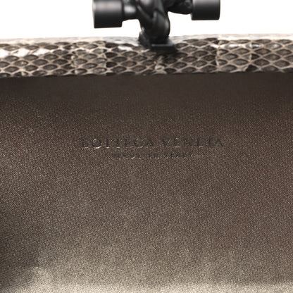 Bottega Veneta Satin Intreccio Impero Ayers Knot Blush 6 of 7