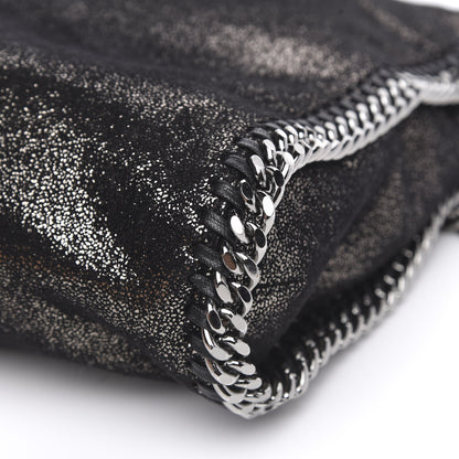 Stella McCartney Chamois Shiny Dotted Falabella Fold Over Tote Ruthenium 9 of 10