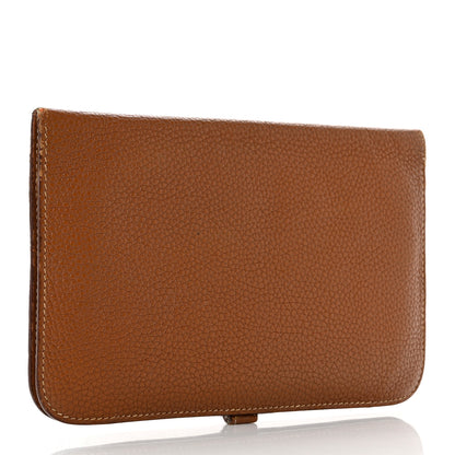 Hermes Togo Dogon Duo Wallet Gold 5 of 14