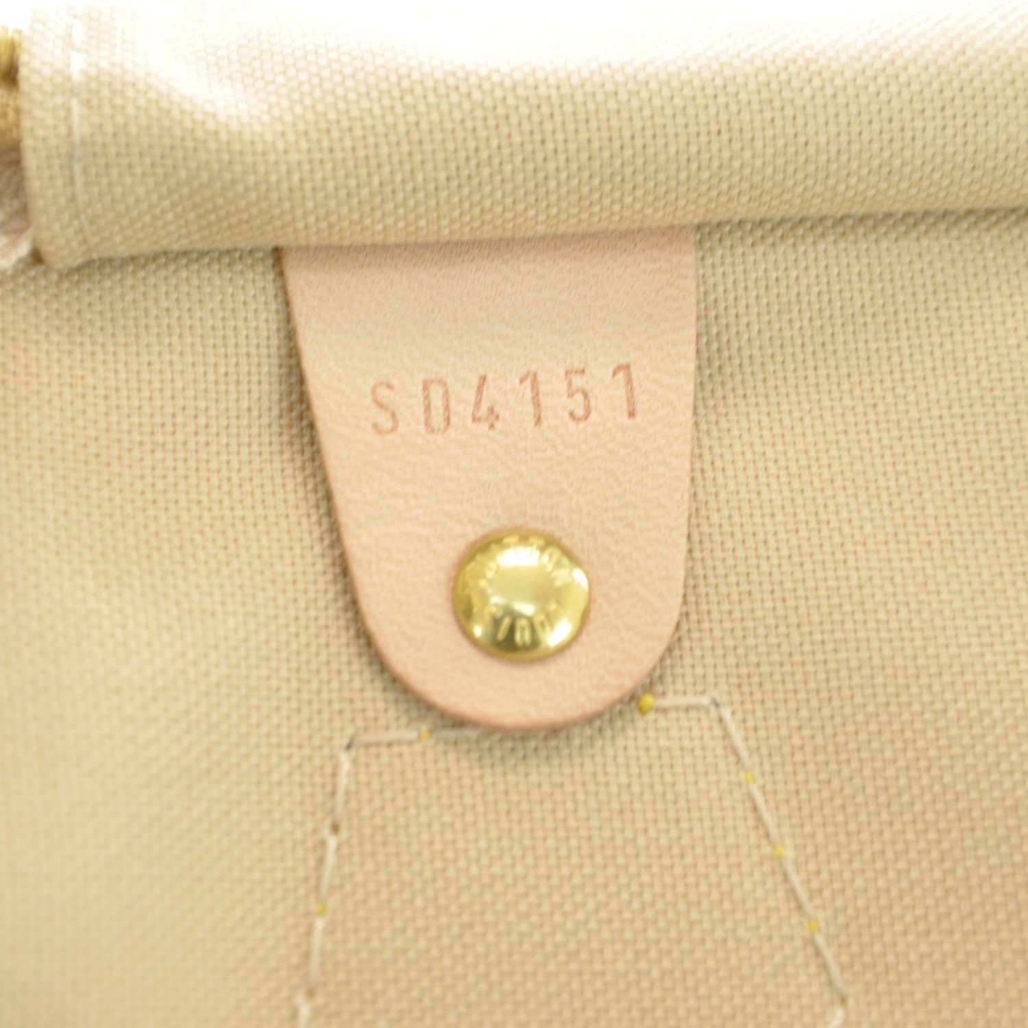 Louis Vuitton Damier Azur Speedy 35 9 of 9