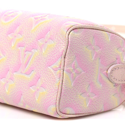 Louis Vuitton Empreinte Monogram Summer Stardust Nano Speedy Pink 9 of 9