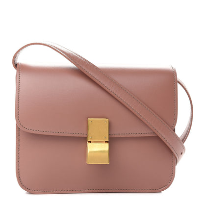 Celine Box Calfskin Teen Classic Box Flap Bag Antique Rose 1 of 8