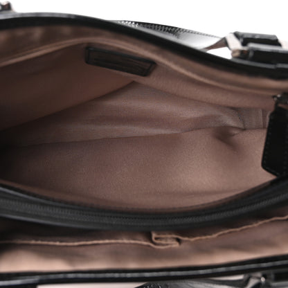 Burberry Supernova Check Patent Small Emmy Tote Black 5 of 10