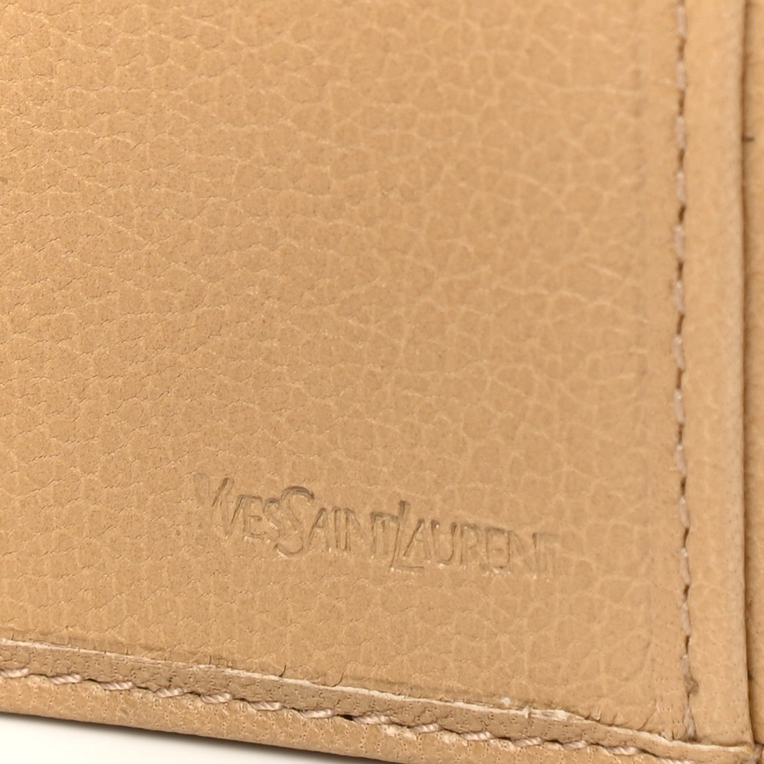 Saint Laurent Chevre Belle De Jour Wallet Beige 7 of 10