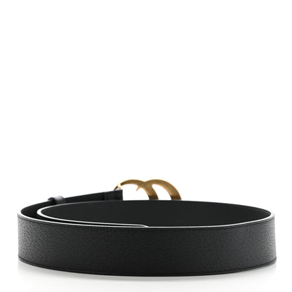 Gucci Textured Calfskin Double G 40mm Belt 85 34 Black 2 of 7