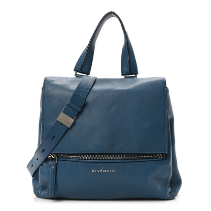 Givenchy Calfskin Small Pandora Pure Flap Bag Blue 1 of 10