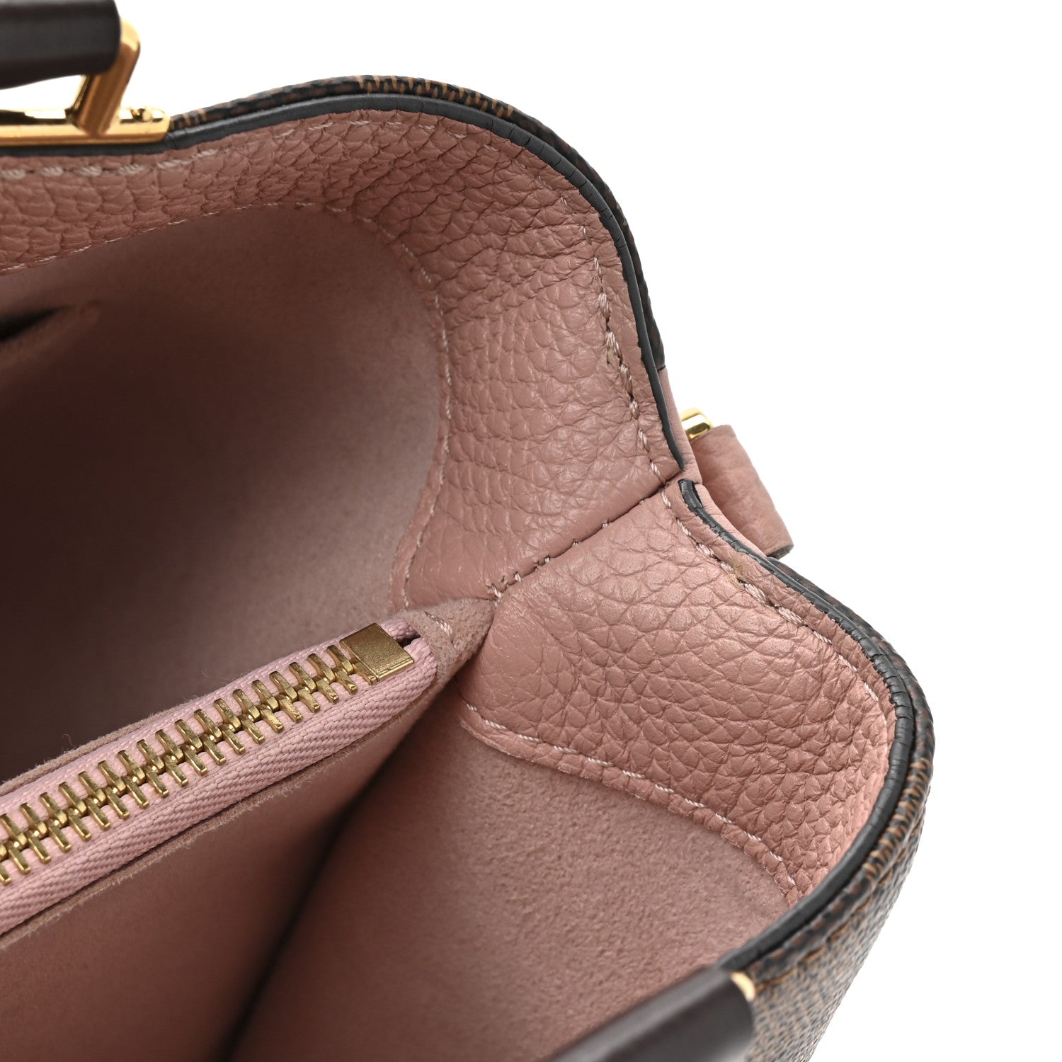 Louis Vuitton Damier Ebene Cuir Taurillon Brittany Magnolia 12 of 13