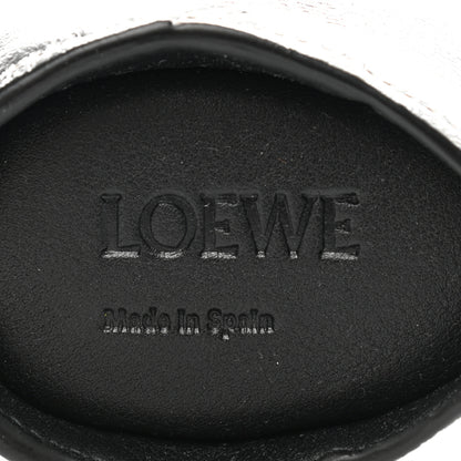 Loewe Metallic Calfskin Elephant Coin Purse Silver 6 of 9