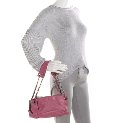 Chanel Lambskin Lax Accordion Hobo Pink 2 of 8