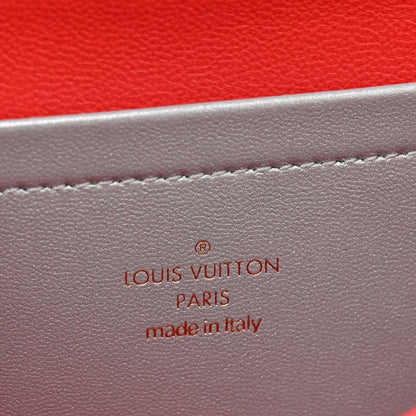 Louis Vuitton Metallic Lambskin Embossed Monogram Pochette Coussin Silver 6 of 10