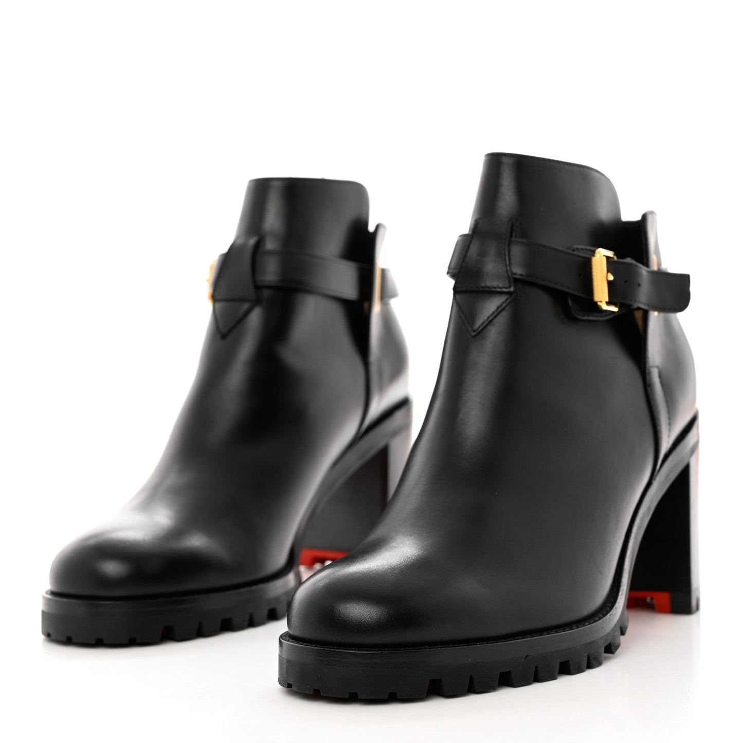Calfskin Communa 70 Ankle Boots 37 Black