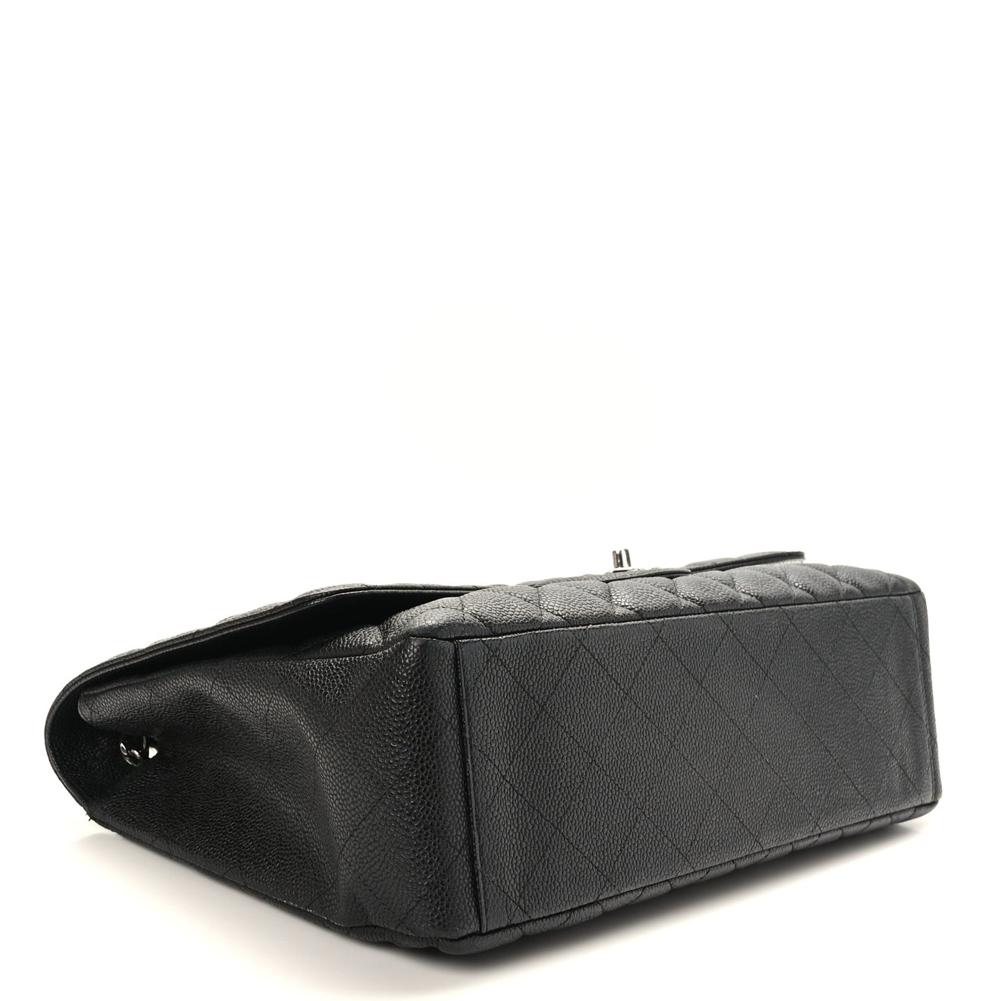 Caviar Quilted Maxi Single Flap Black
