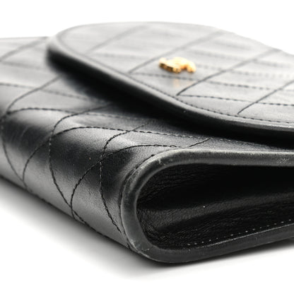 Chanel Lambskin Quilted Mini Evening Flap Black 10 of 11
