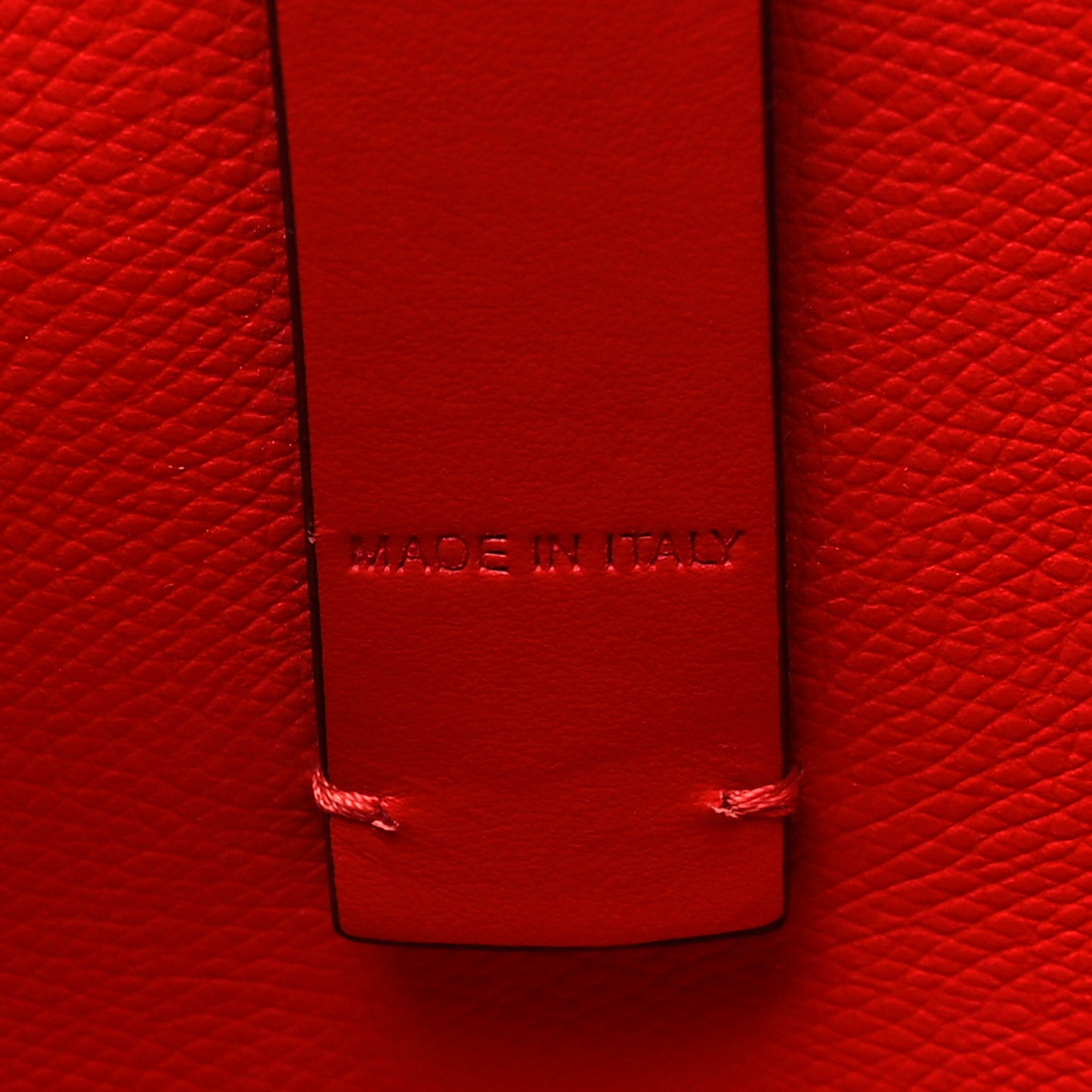 Calfskin Spikes Loubi Print East West Cabata Tote Kraft Red