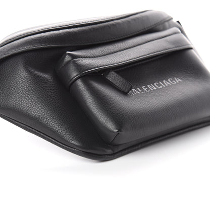 Balenciaga Smooth Calfskin Logo Large Everyday Beltpack Black 7 of 8