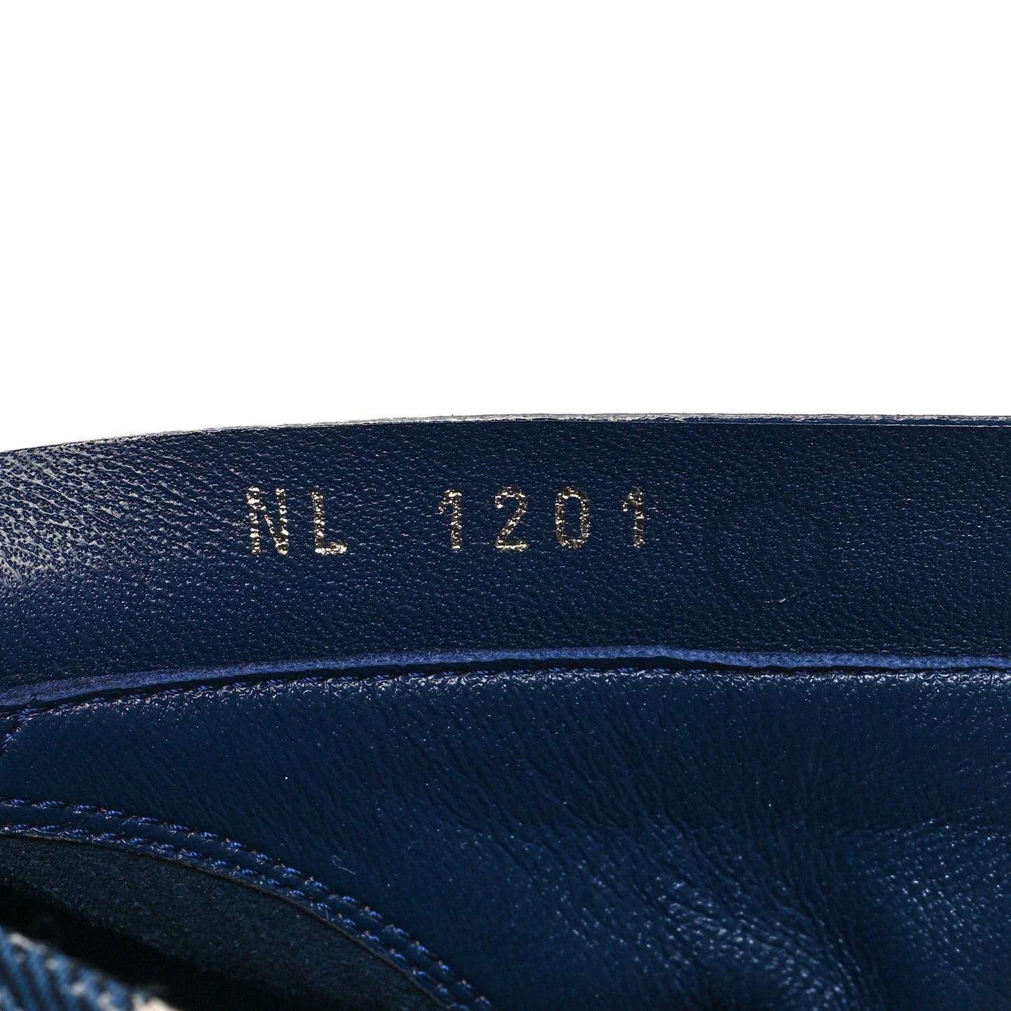 LOUIS VUITTON Denim Monogram Silhouette Ankle Boots 37 Navy Blue