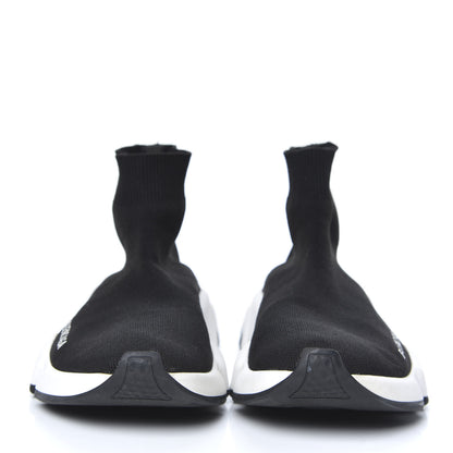 Balenciaga Neoprene Knit Womens Speed Sneakers 36 Black White 2 of 8